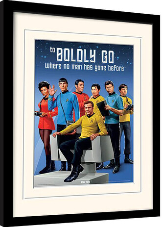 Obraz na zeď - Star Trek - Boldly Go, 30 × 40 cm