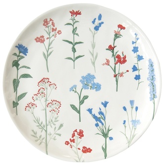 Porcelánový dezertní talíř Mille Fleurs Blue