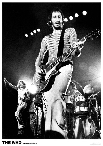 Plakát, Obraz - The Who - Pete Townsend Rotterdam 1975, 59.4 × 84 cm