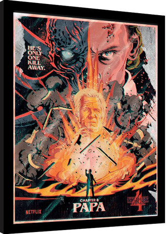 Obraz na zeď - Stranger Things 4 - Papa, 34.3 × 44.5 cm