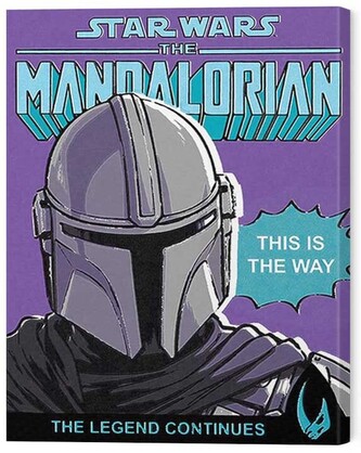 Obraz na plátně Star Wars: The Mandalorian 2 - This is the Way, 2 - 40×50 cm
