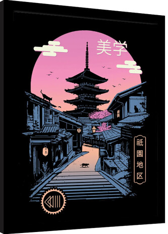 Obraz na zeď - Vincent Trinidad - Pagoda Wave Aesthetics, 34.3 × 44.5 cm