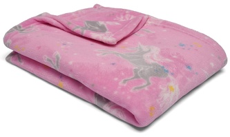 Dětská deka Unicorn Pink 120x150