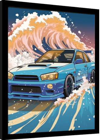 Obraz na zeď - Wave Collection - Wave Cars Scooby, 34.3 × 44.5 cm