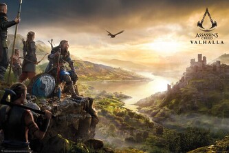 Plakát, Obraz - Assassin's Creed: Valhalla - Vista, 91 × 61.5 cm