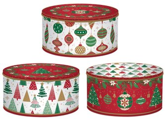 Sada plechových dóz Jingle Bells