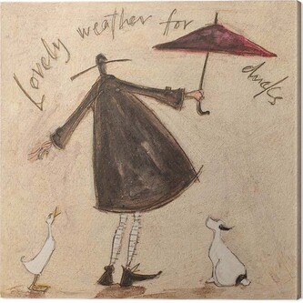 Obraz na plátně Sam Toft - Lovely Weather for Ducks, 2 - 30×30 cm