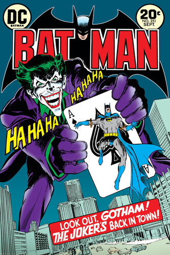 Plakát, Obraz - Batman - Joker back in the Town, 61 × 91.5 cm