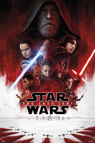 Plakát, Obraz - Star Wars: Epizoda VIII - Poslední z Jediů - One Sheet, 61 × 91.5 cm