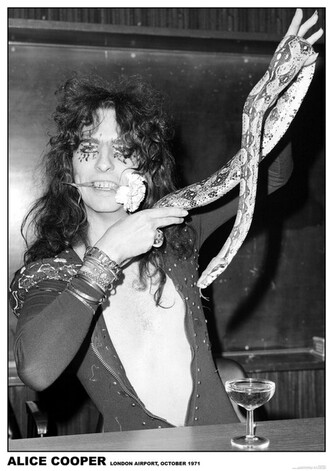 Plakát, Obraz - Alice Cooper, 59.4 × 84.1 cm