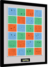 Obraz na zeď - Pokemon - First Partner Grid, 34 × 44.2 cm