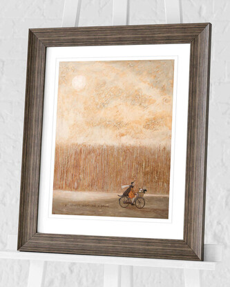 Obraz na zeď - Sam Toft - A Lovely Night for a Drive, 34.3 × 44.5 cm