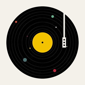 Obrazová reprodukce Music Everywhere, Bodart, Florent, 40 × 40 cm