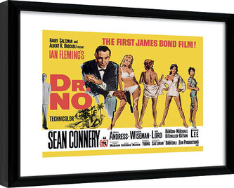 Obraz na zeď - James Bond - Doctor No Yellow, 30 × 40 cm