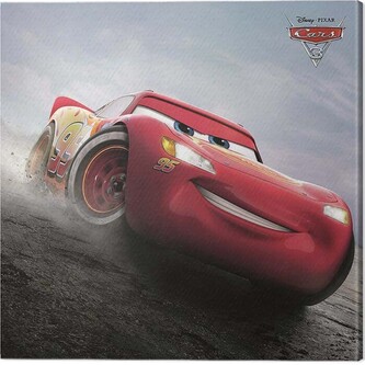 Obraz na plátně Cars 3 - Lightning, 2 cm - 40×40 cm