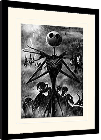 Obraz na zeď - Nigtmare Before Christmas - Jack Storm, 34.3 × 44.5 cm