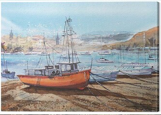 Obraz na plátně Rajan Dey - St. Mary‘s, Isles of Scilly, 2 - 40×50 cm