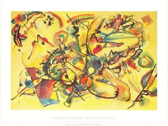 Umělecký tisk Kompozice 1917, Kandinsky, 30 × 24 cm