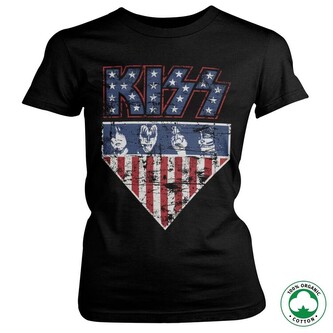 Tričko Kiss - Stars & Stripes, S