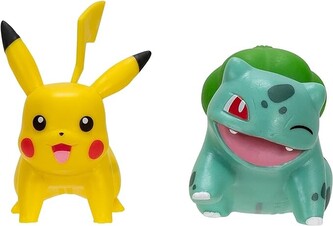 Figurka Pokemon - Bulbasaur & Pikachu, 5 cm