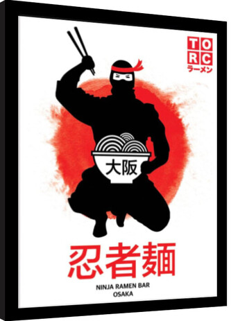 Obraz na zeď - The Original Ramen Company - Ninja Ramend Bar, 34.3 × 44.5 cm