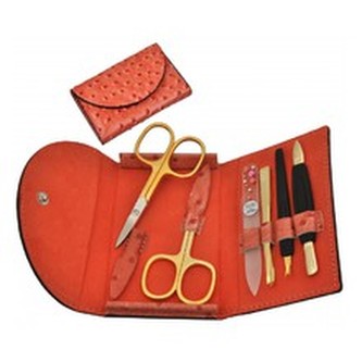 Dukas PL19103 Solingen - Červená manikúra z lesklé umělé kůže pro ženy