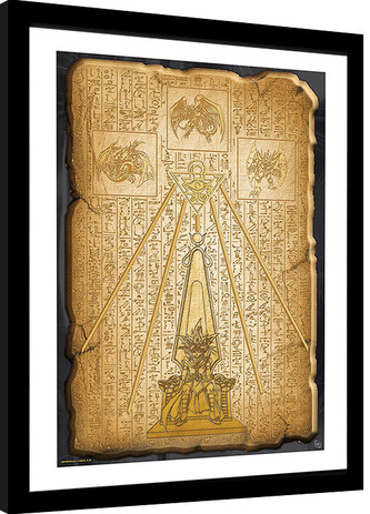 Obraz na zeď - Yu-Gi-OH! - Egyptian Tablet, 34 × 44.2 cm