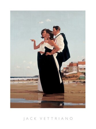 Umělecký tisk The Missing Man II, 1998, Jack Vettriano, 40 × 50 cm