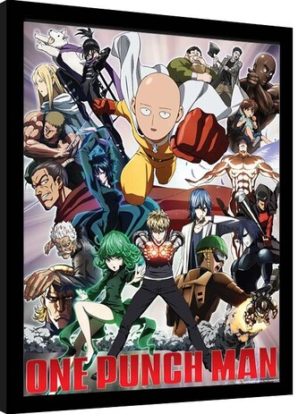 Obraz na zeď - One Punch Man - Heroes And Villains, 30 × 40 cm