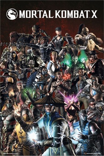 Plakát, Obraz - Mortal Kombat X, 61 × 91.5 cm