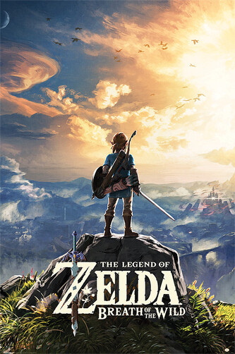Plakát, Obraz - The Legend Of Zelda: Breath Of The Wild - Sunset, 61 × 91.5 cm