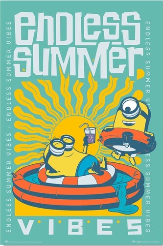 Plakát, Obraz - Minions - Endless Summer Vibes, 61 × 91.5 cm