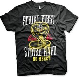Tričko Cobra Kai - Strike First - Strike Hard - No Mercy, M