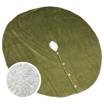 Potah na stojan pro vánoční stromek avokádově zelený