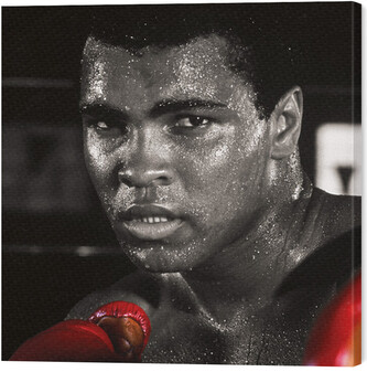 Obraz na plátně Muhammad Ali - Boxing Gloves, 4 - 60×60 cm