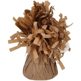 Těžítko na balonky - hnědé 170g