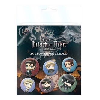 Plackový set Attack on Titan