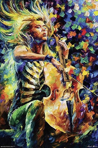 Plakát, Obraz - Leonid Afremov - Rhapsody, 61 × 91.5 cm