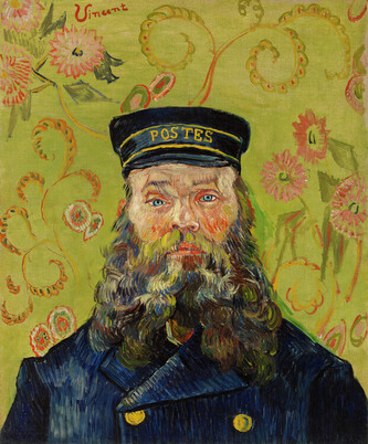 Obrazová reprodukce Portrait of the Postman Joseph Roulin, 1889, Vincent van Gogh, 35 × 40 cm