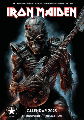 Kalendář 2025 Iron Maiden, A3