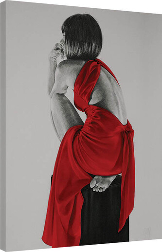 Obraz na plátně T. Good - Red XXIV, 2 - 60×80 cm