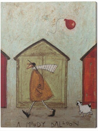 Obraz na plátně Sam Toft - A Moody Balloon, 2 cm - 30×40 cm
