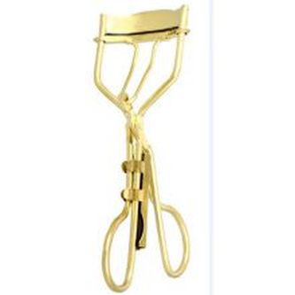 Sefiros Eyelash Curler Gold - Tvarovací kleště na řasy s náhradní gumičkou zlaté pro ženy