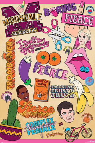 Plakát, Obraz - Sex Education - Infographic, 61 × 91.5 cm