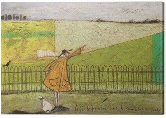 Obraz na plátně Sam Toft - Let‘s Take the Bus to Somewhere, 2 cm - 40×30 cm
