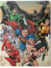 Obraz na plátně Justice League - Attack, 2 - 60×80 cm