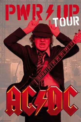 Plakát, Obraz - AC/DC - PWR Up Tour, 61 × 91.5 cm