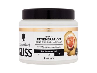 Schwarzkopf Gliss Maska na vlasy Regeneration 400 ml 4-in-1 Hair Mask pro ženy