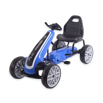 Dětská šlapací motokára Go-kart Milly Mally Power modrá Dětská šlapací motokára Go-kart Milly Mally Power modrá