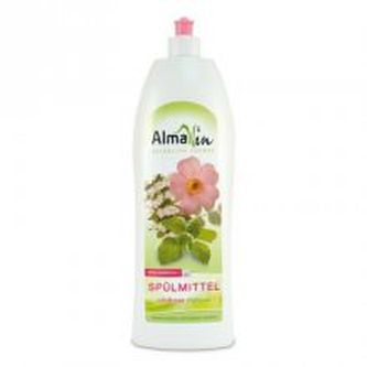 Almawin Tekutý prostředek na nádobí BIO Divoká růže - BIO Meduňka 1000 ml pro ženy